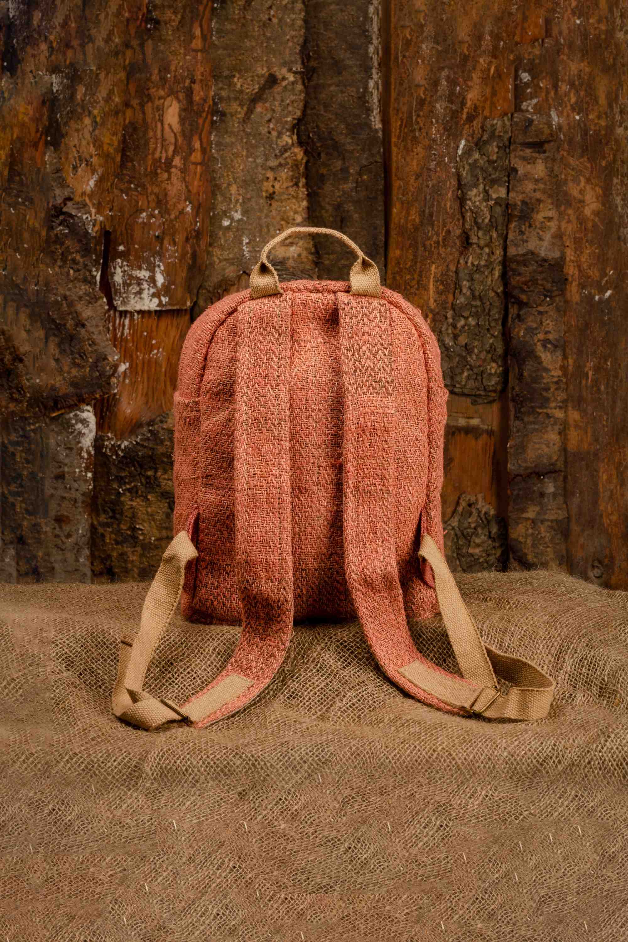 Sustainable Vivi Mini Hemp Backpack by Buddhaland India