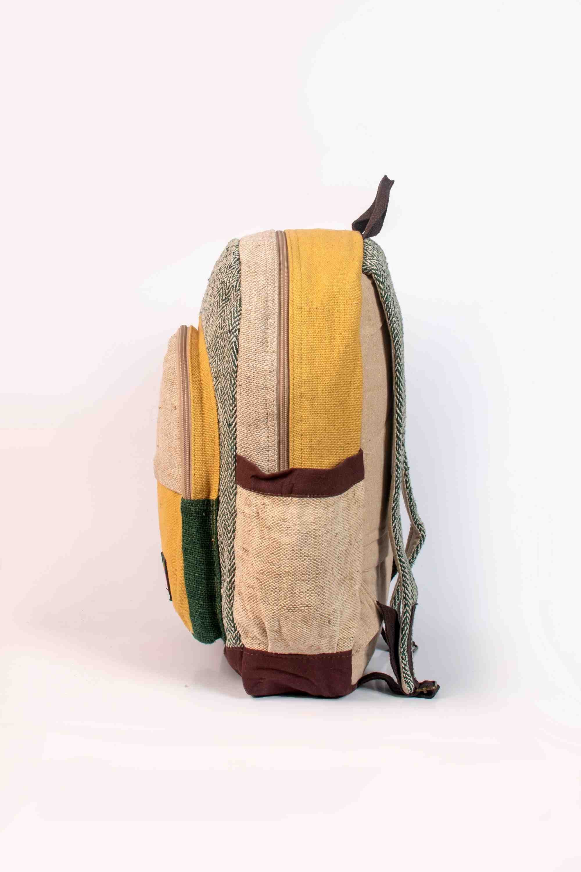 Practical Dara Hemp Backpack by Buddhaland UK