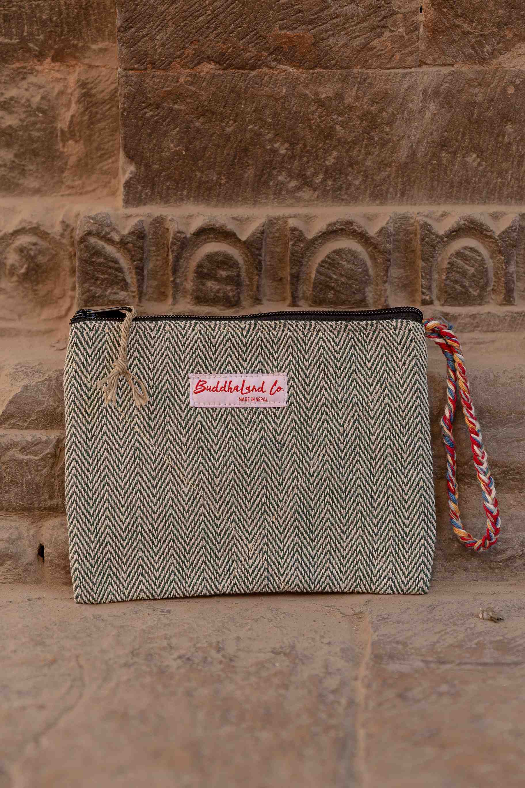 High-quality Hemp Multi-Purpose Pouch by Buddhaland UK