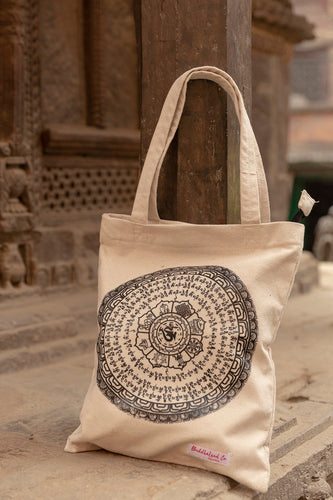 Stylish Tote bag white by Buddhaland UK